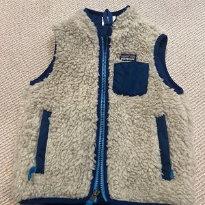 3T Patagonia Retro-X® Fleece Vest Blue Trim